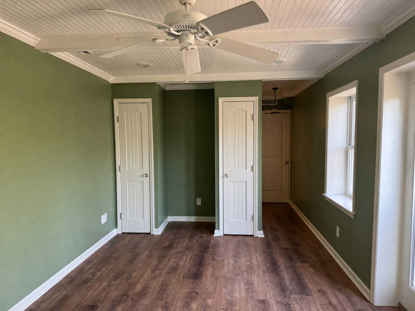 Finished drywall, framing, and interior painting by Oak and Holly Renovations in Asheville, NC