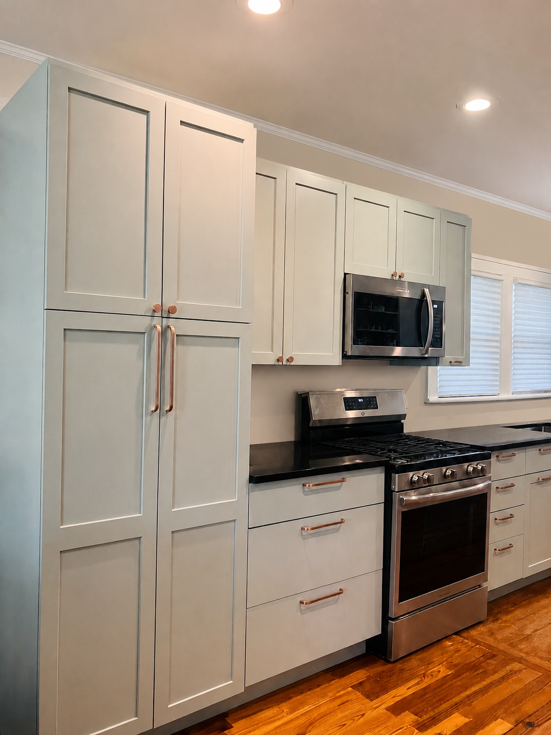Custom finish carpentry and built-ins by Oak and Holly Renovations in Asheville, NC