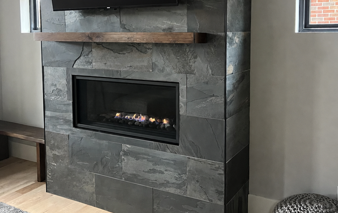 Custom tile installation by Oak and Holly Renovations in Asheville, NC
